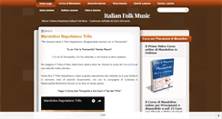Desktop Screenshot of italiansfolkmusic.com